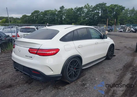 2019 Mercedes-Benz Amg Gle 63 Coupe S 4Matic z USA, uszkodzony, nr VIN 4JGED7FB3KA136868